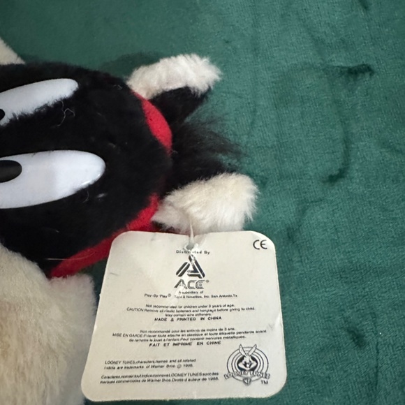 Vintage 1998, WB, Looney Tunes, 16” Sylvester the Cat, plush - Picture 6 of 7